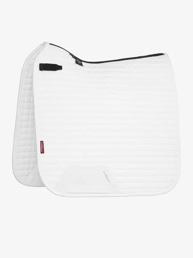 LeMieux Suede Dressage Square White-Large(Full Size)