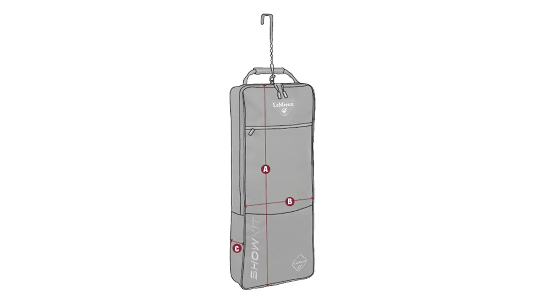 LeMieux Elite Pro Bridle Bag Navy - Image 5