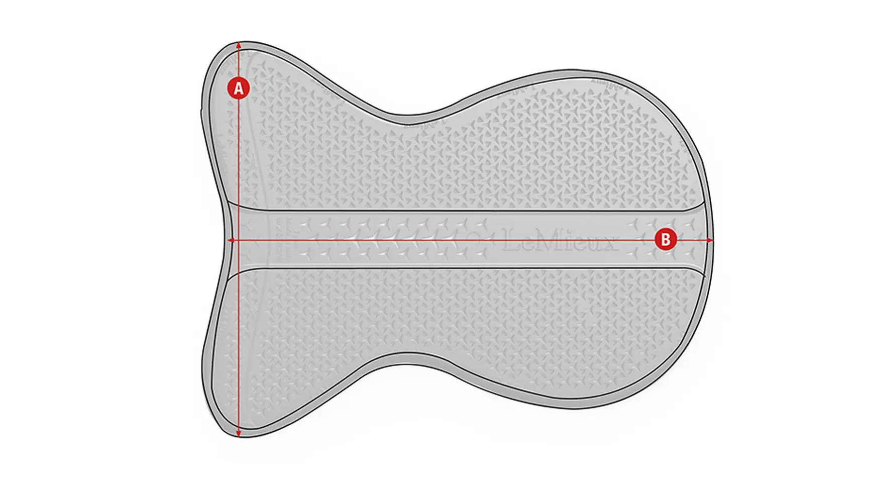 Gel-Tek Shaped Half Pad Clear - Image 6