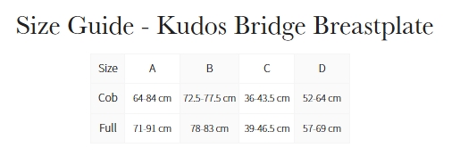 Kudos 5 Point Bridge Breastplate Black - Image 7