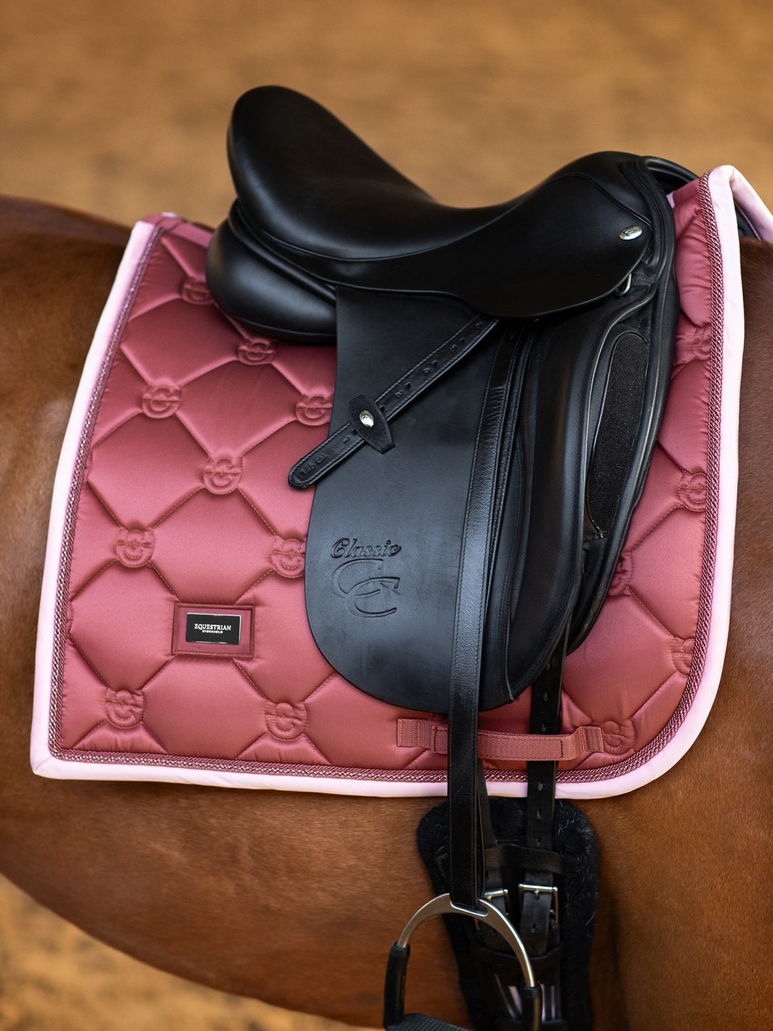 Dressage Saddle Pad Amber Rose - Image 5