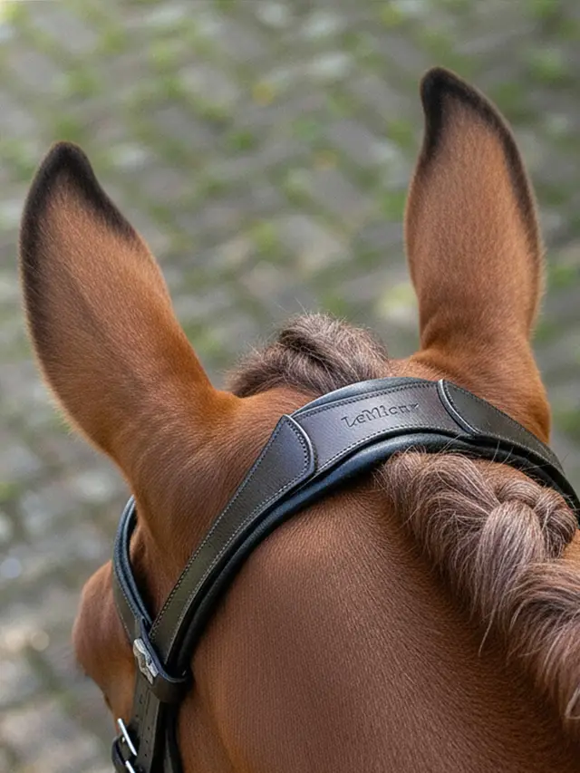 Arika Anatomic Dressage Bridle Brown/Silver - Image 3