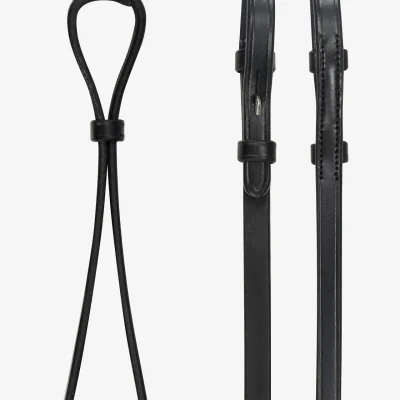 Curb Rein Black/Silver-Full Size
