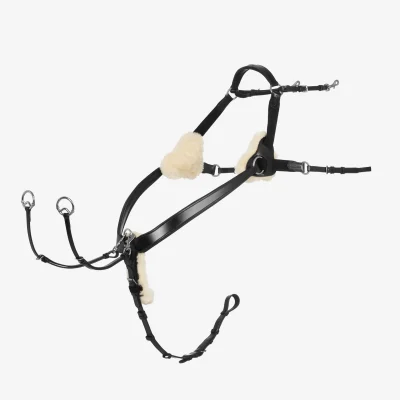Kudos 5 Point Bridge Breastplate Black