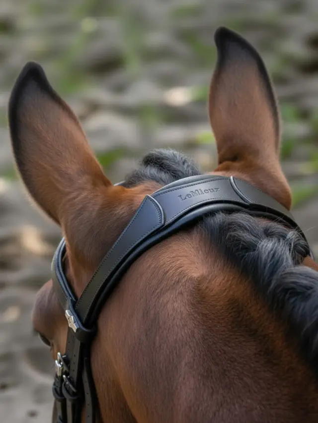 Arika Anatomic Dressage Bridle Black/Silver - Image 3