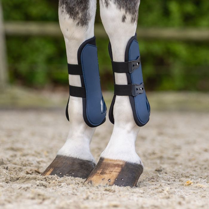QHP Tendon boots set-Navy - Image 4