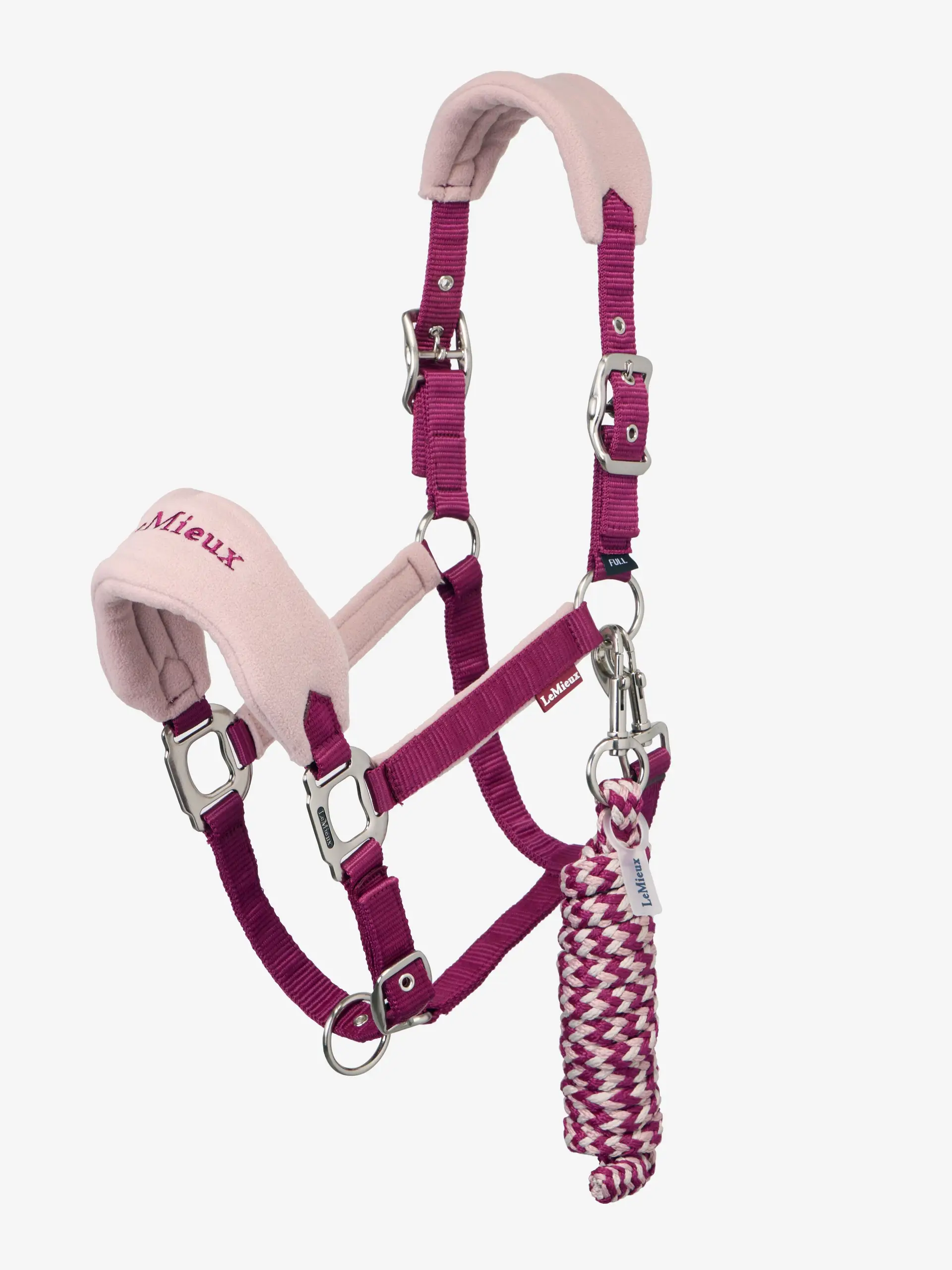 New Vogue Headcollar & Leadrope Blackberry
