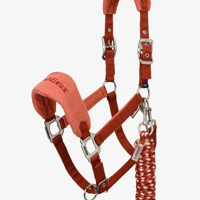 New Vogue Headcollar & Leadrope Russet