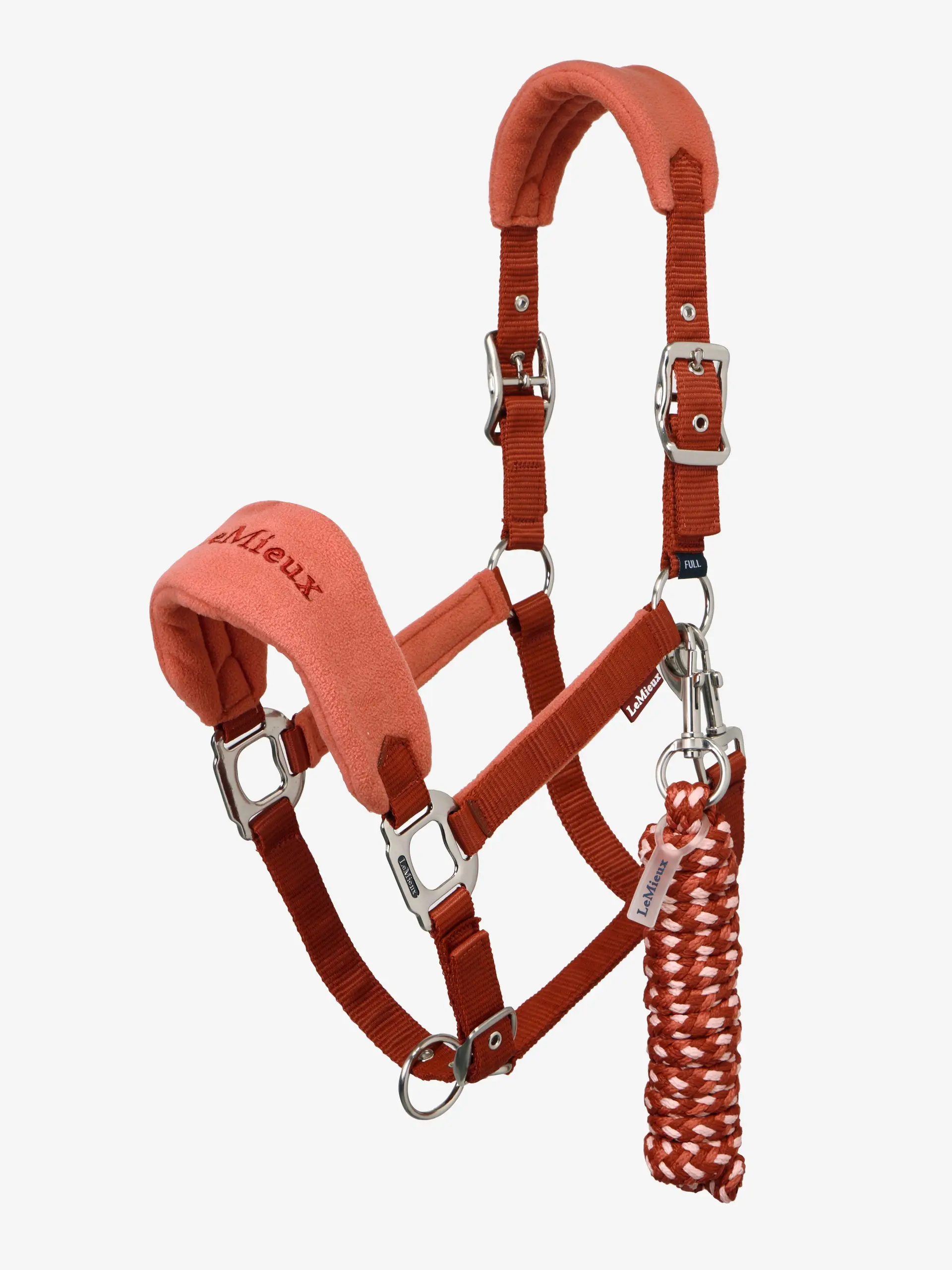 New Vogue Headcollar & Leadrope Russet