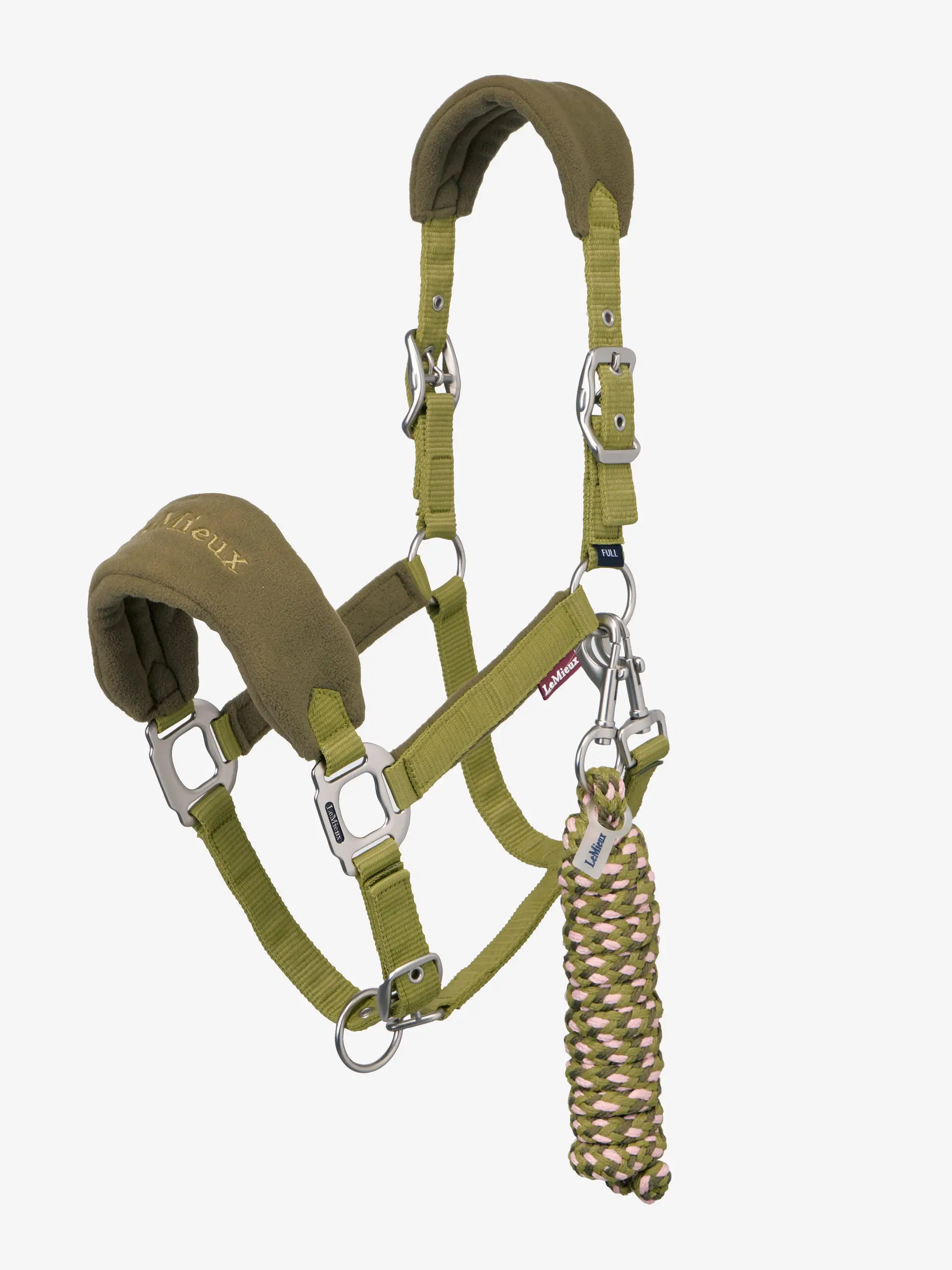 New Vogue Headcollar & Leadrope Gooseberry