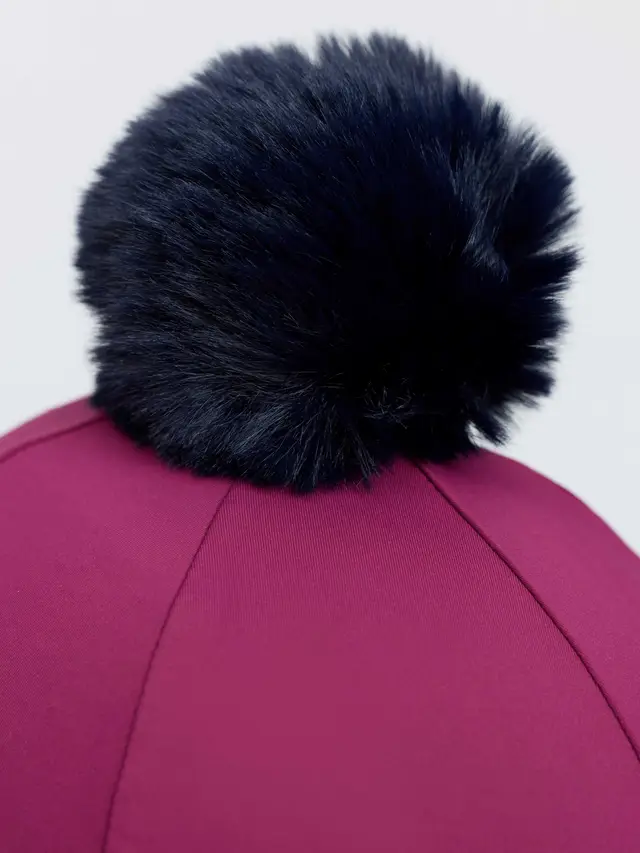 Classique Pom Hat Silk Blackberry - Image 3