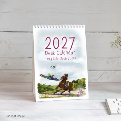 Emily Cole 2027 Desk Calendar
