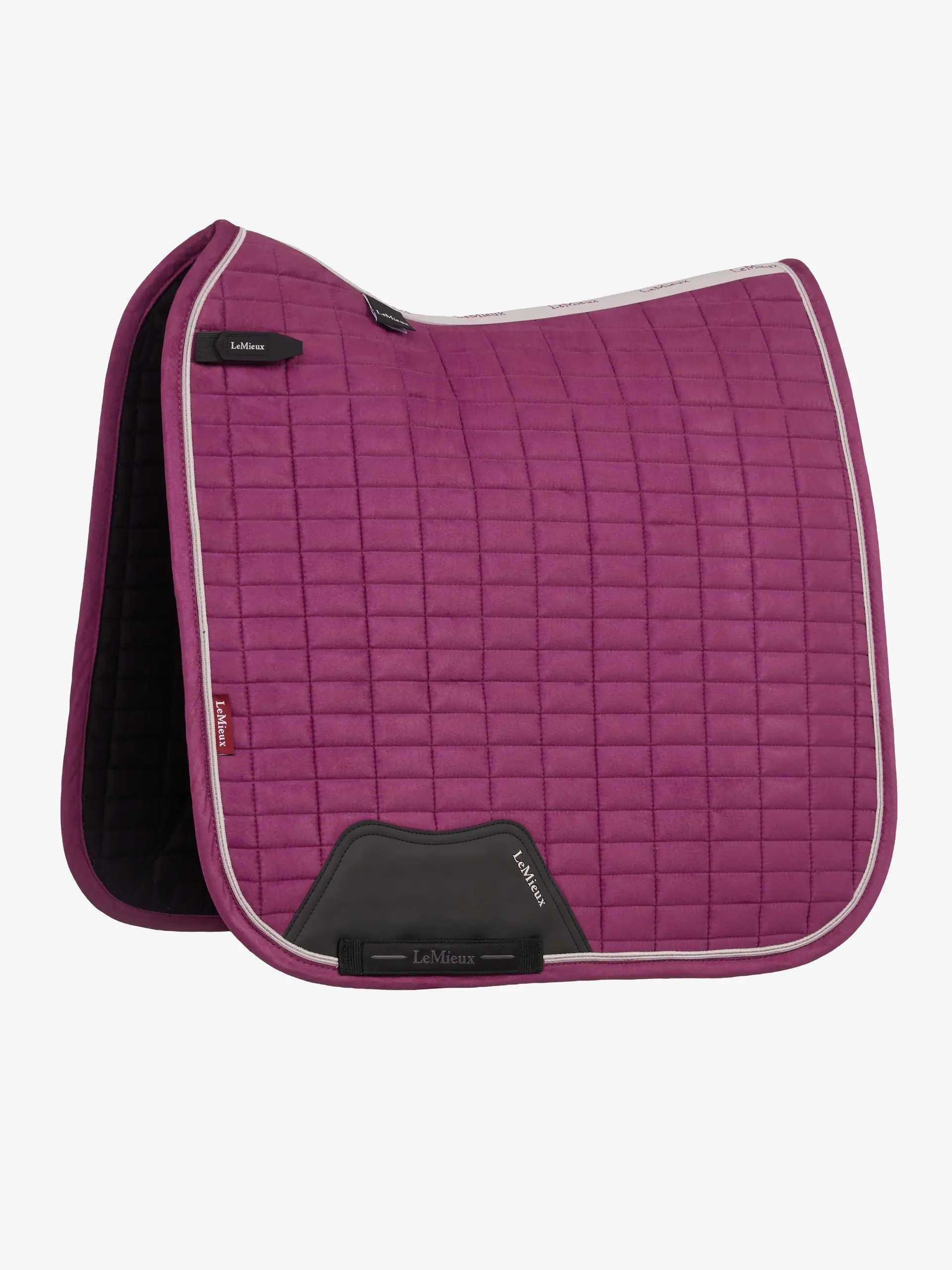 Suede Dressage Square Blackberry