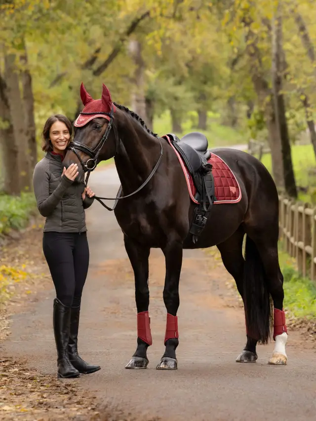 Loire Classic Dressage Square Russet - Image 3