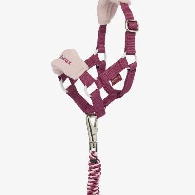 New Toy Pony Vogue Headcollar & Leadrope Blackberry