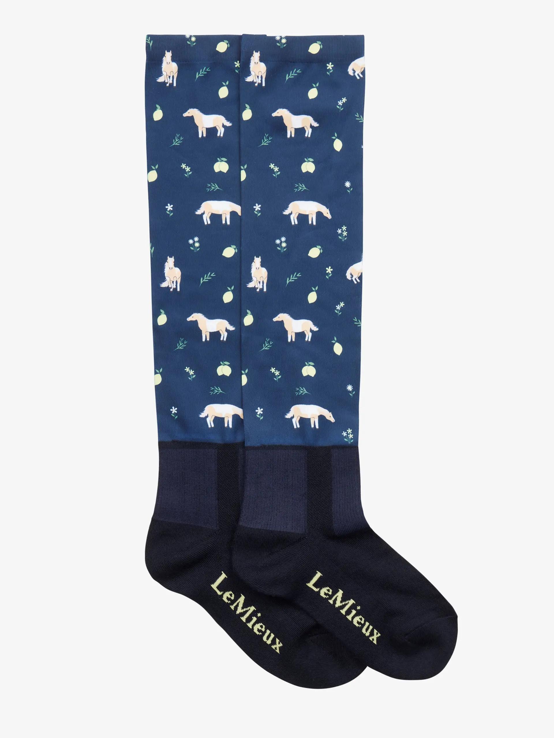 Footsie Socks Lemon Navy - Image 2