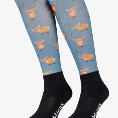 Footsie Socks Highland Cow/Aloe